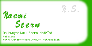 noemi stern business card